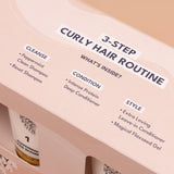Starter Set Gift Box Proteïne | Pretty Curly Girl | Curly girl method approved | Vegan curly hair products | Krullen | Krullend haar | Cadeau voor krullen met proteïne | Starter gift set for strong, healthy and defined curls | Curly girl approved