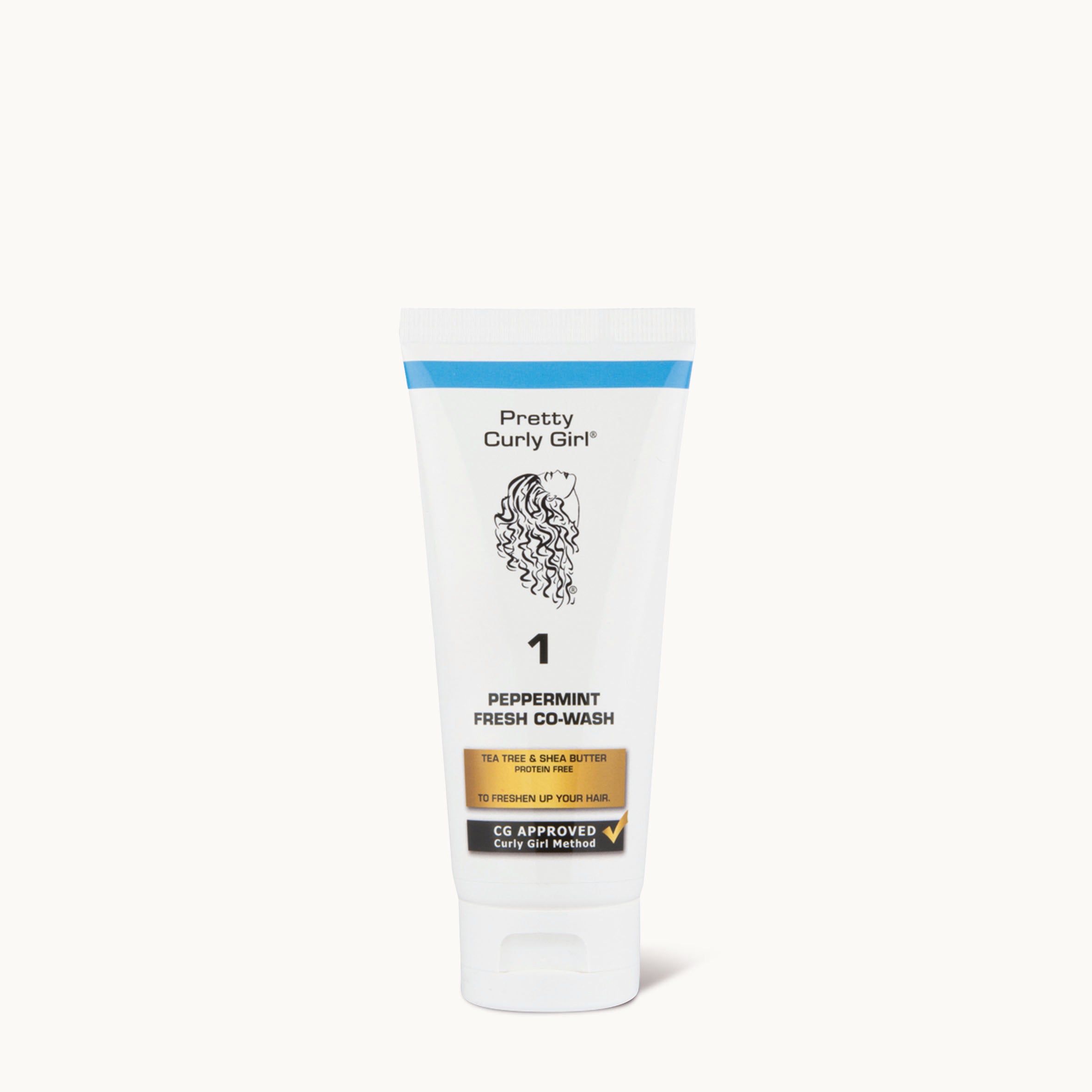 Peppermint Fresh Co-Wash | Pretty Curly Girl | Curly girl method approved | Vegan curly hair products | Krullen | Krullend haar | Co-wash met pepermunt om krullen op te frissen | Refreshing peppermint co-wash to revive and hydrate curls | Curly girl approved